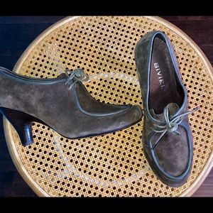 Biviel Shoes - Anthropologie Biviel brown suede heels 8 1/2 Biviel Shoes - Anthropologie Biviel brown suede heels 8 1/2